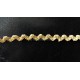 Galon croquet serpentine doré 10mm