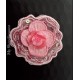 Motif thermocollant fleur rosace