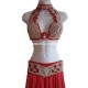 Costume Pro danse orientale-Rouge