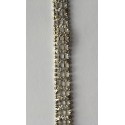 Strass luxe argent