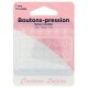 Boutons pression nylon invisible - 7 mm