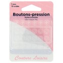 Boutons pression nylon invisible - 7 mm