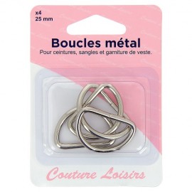 Boucles métal - 25 mm