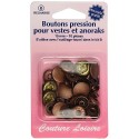Boutons pressions bronze - 15 mm