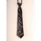 Cravate paillette noire