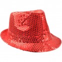 Chapeaux paillette rouge