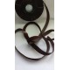 Ruban velours 16 mm marron chocolat